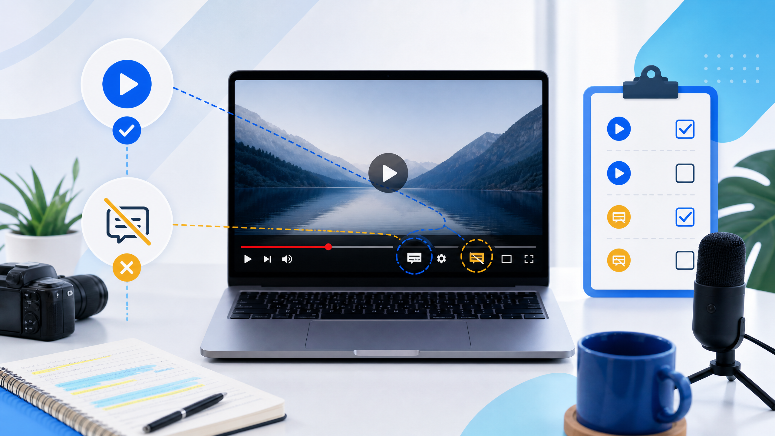 YouTube player settings box asking do all youtube videos have transcripts